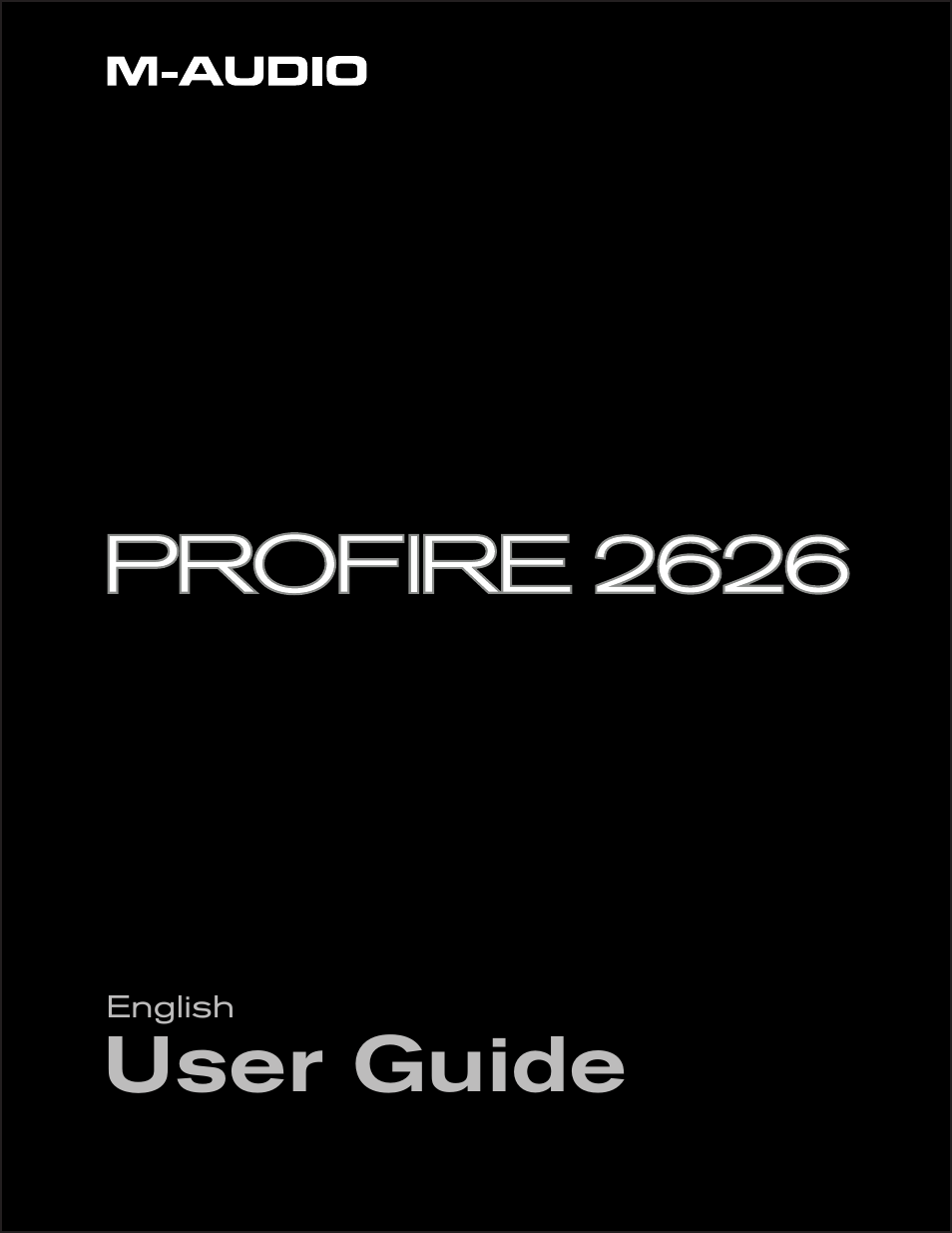 M-AUDIO PROFIRE 2626 User Manual | 51 pages