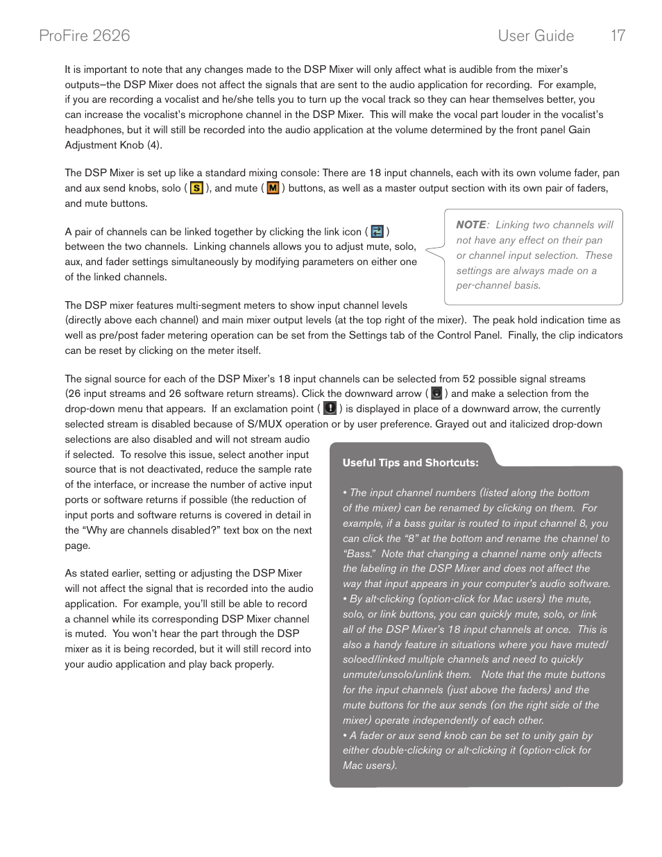M-AUDIO PROFIRE 2626 User Manual | Page 18 / 51