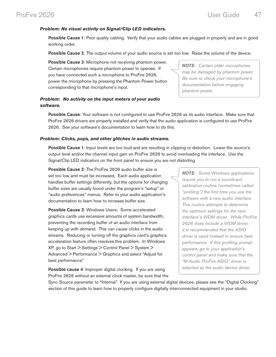 M-AUDIO PROFIRE 2626 User Manual | Page 48 / 51