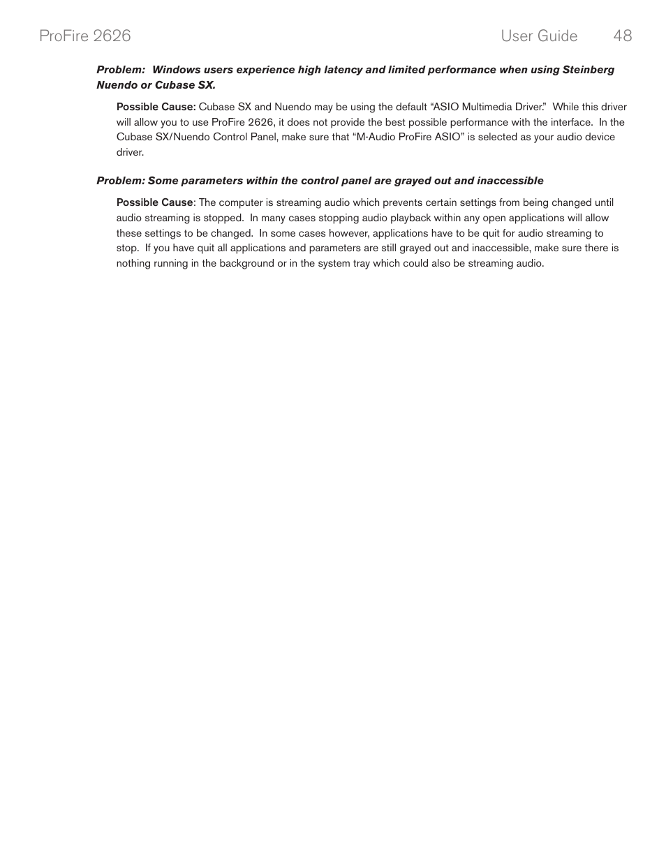 M-AUDIO PROFIRE 2626 User Manual | Page 49 / 51