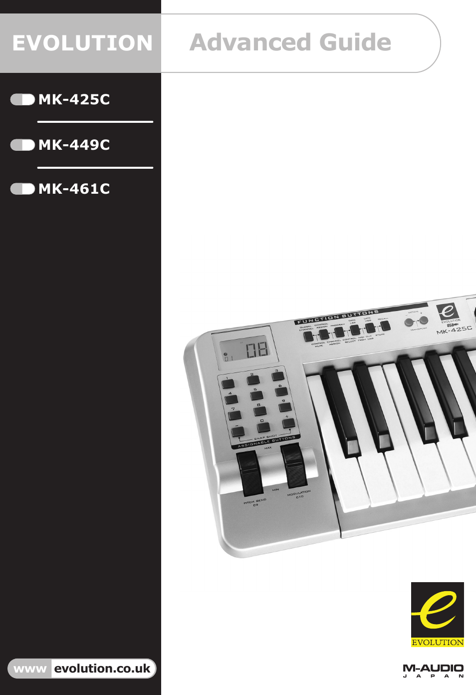 M-AUDIO Evolution MK-449C User Manual | 28 pages