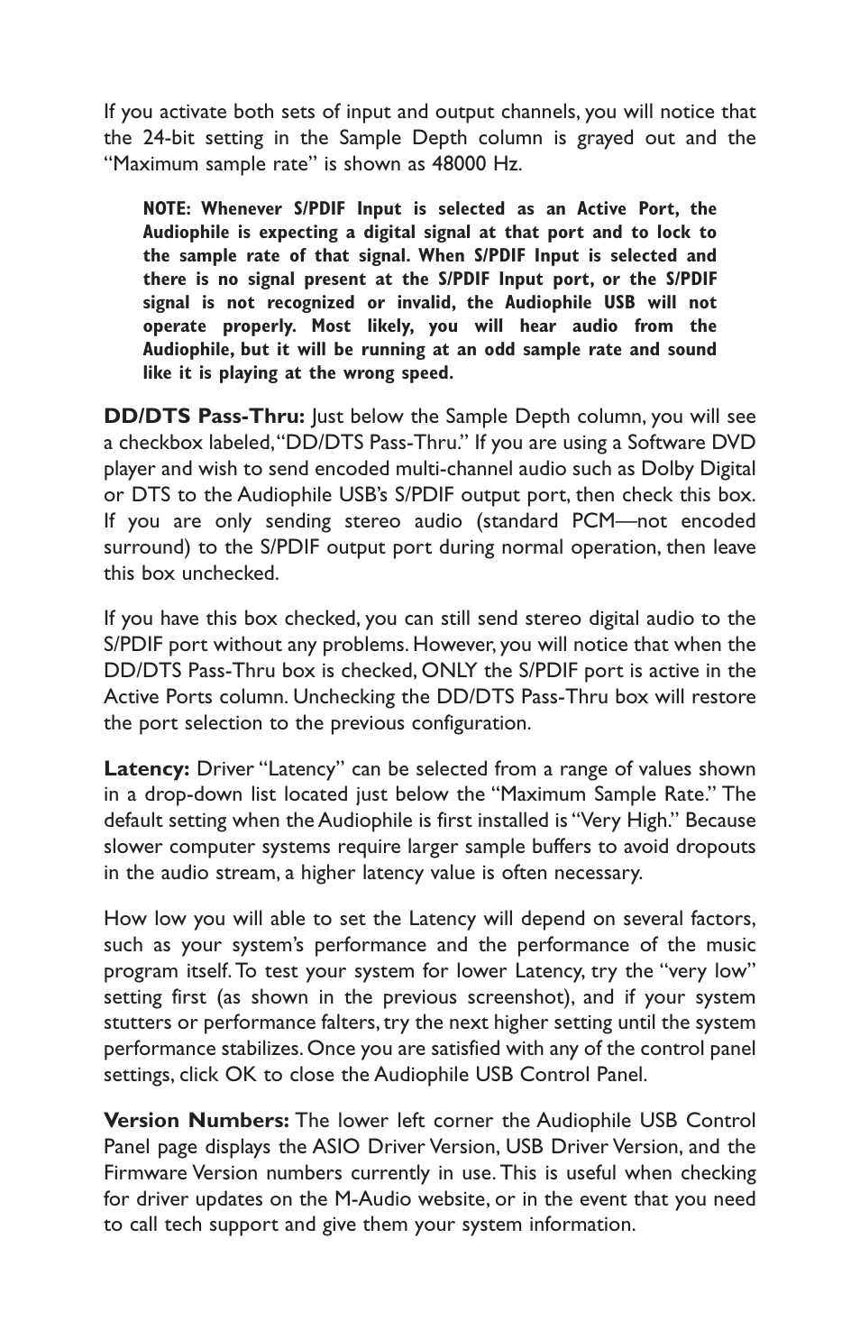 M-AUDIO AP-012403 User Manual | Page 12 / 35