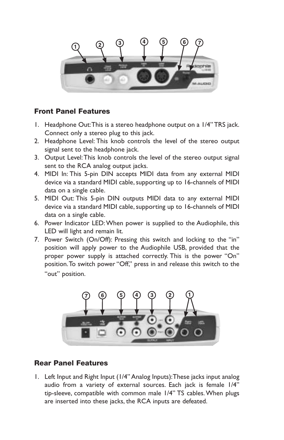 M-AUDIO AP-012403 User Manual | Page 4 / 35