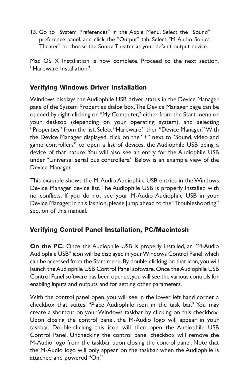 M-AUDIO AP-012403 User Manual | Page 9 / 35