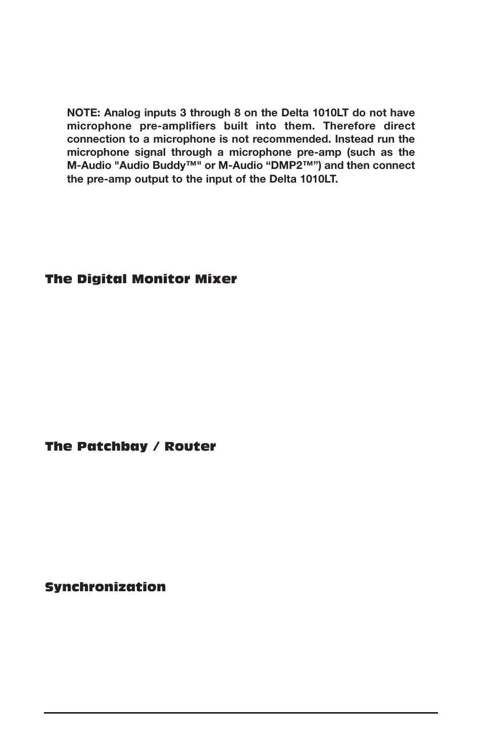 M-AUDIO 1010LT User Manual | Page 15 / 59