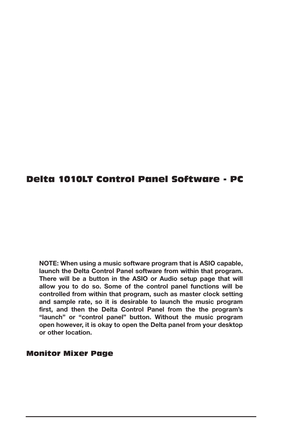 Delta 1010lt control panel software - pc | M-AUDIO 1010LT User Manual | Page 19 / 59