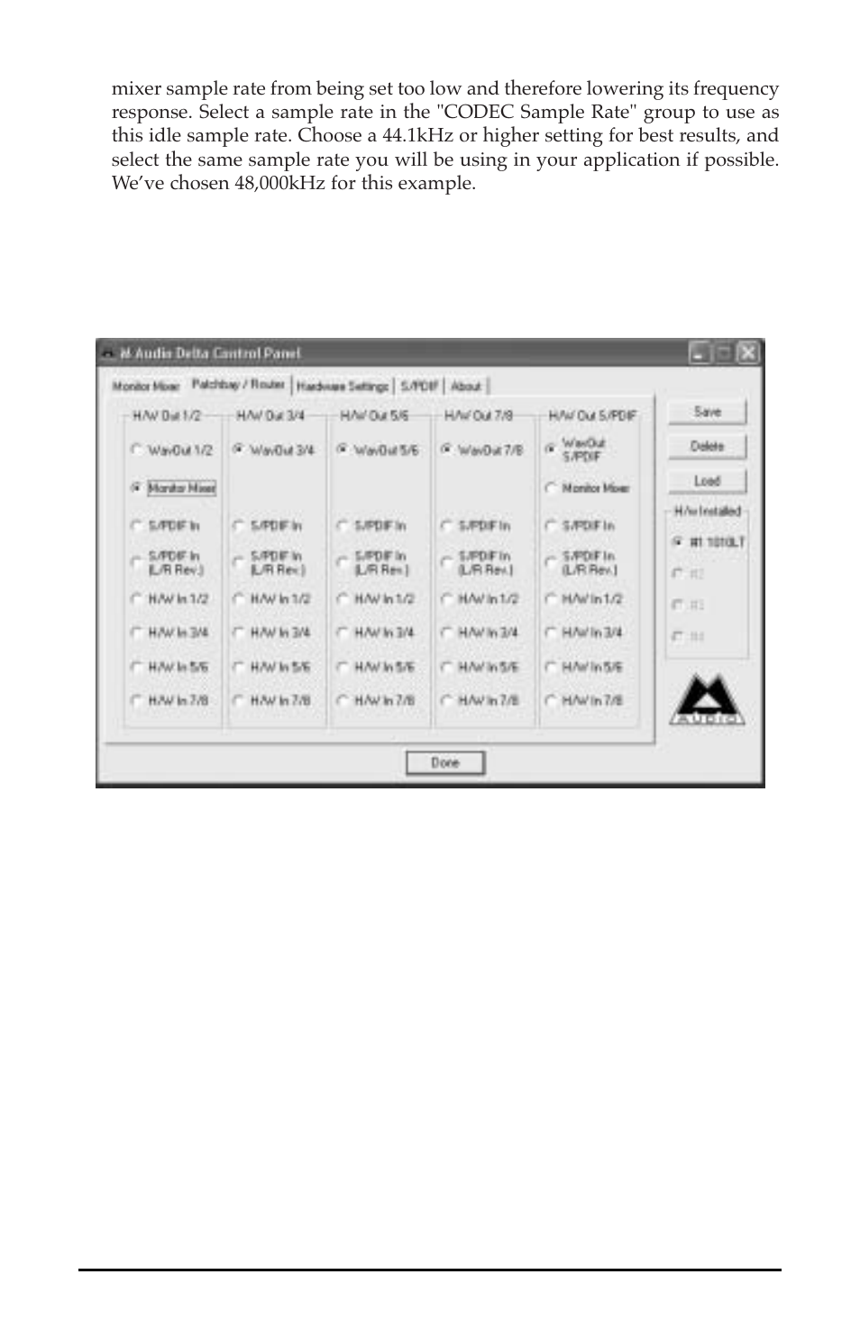 M-AUDIO 1010LT User Manual | Page 41 / 59