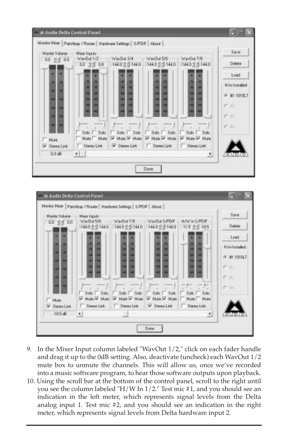 M-AUDIO 1010LT User Manual | Page 42 / 59