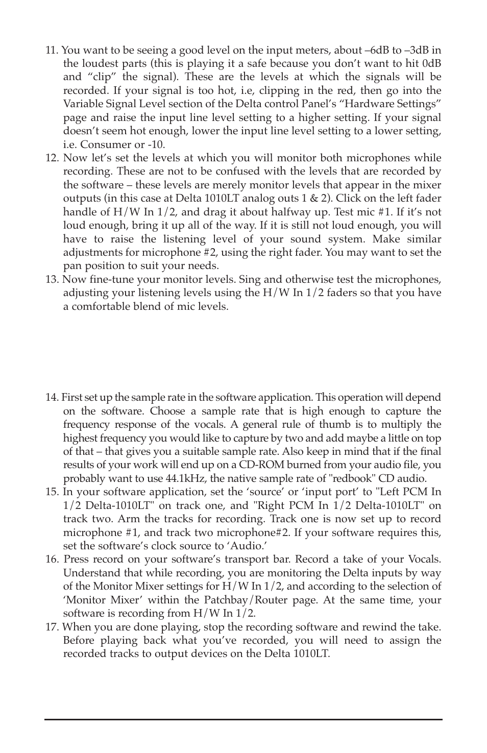 M-AUDIO 1010LT User Manual | Page 43 / 59