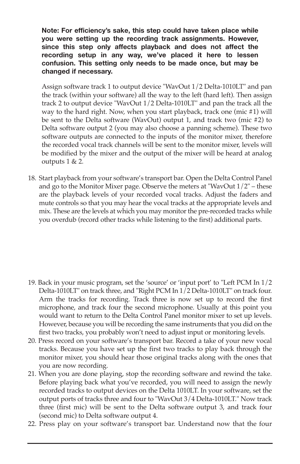 M-AUDIO 1010LT User Manual | Page 44 / 59