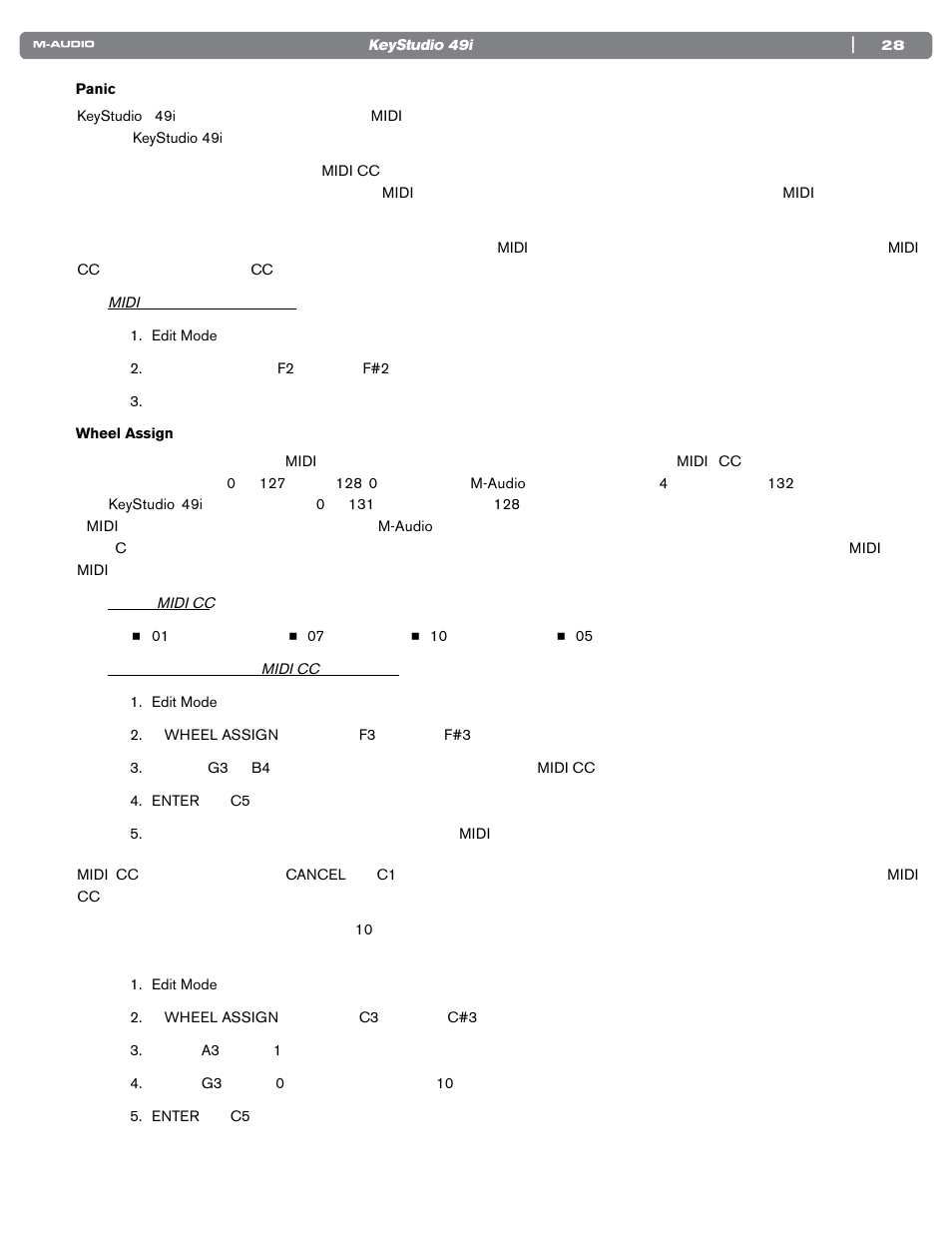 M-AUDIO KEYSTUDIO 49I User Manual | Page 29 / 41