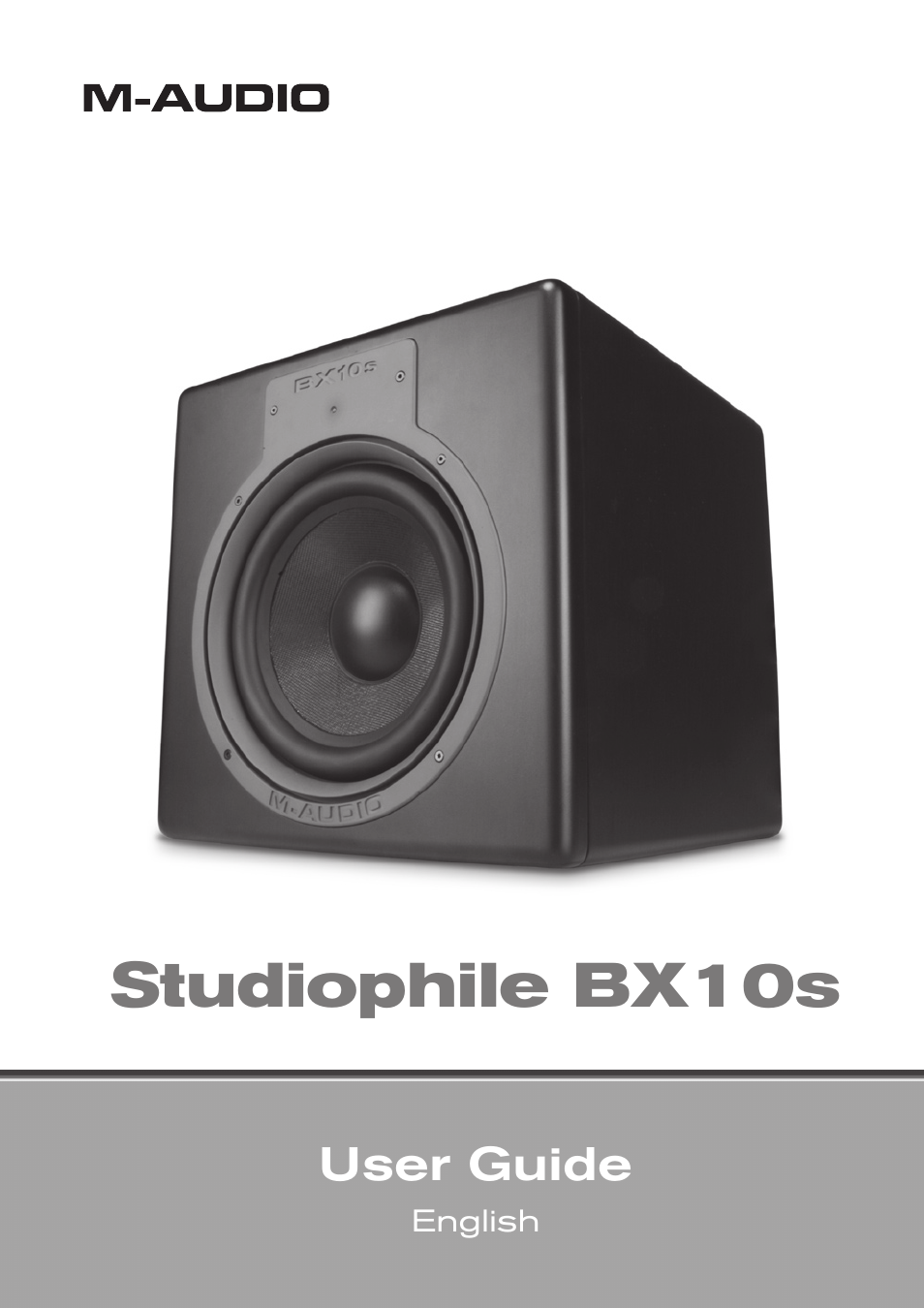 M-AUDIO BX10s User Manual | 8 pages