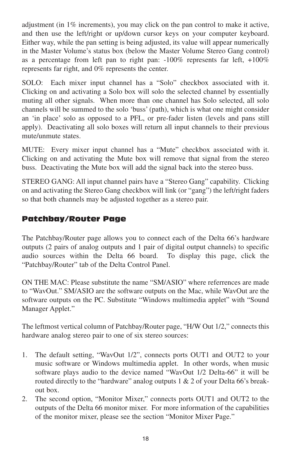 M-AUDIO DELTA 66 User Manual | Page 19 / 49