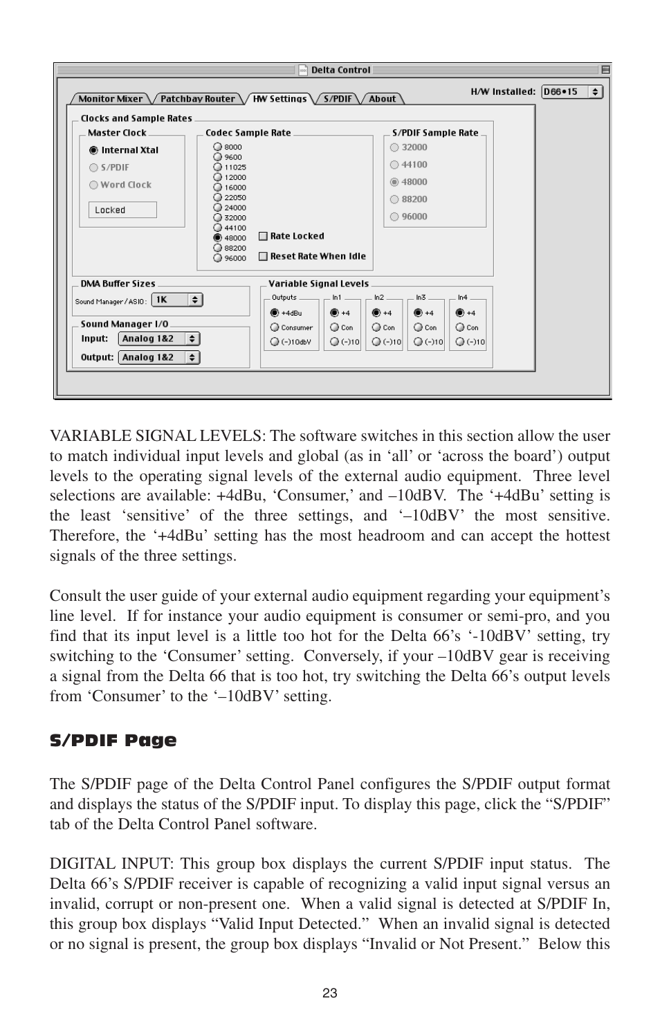 M-AUDIO DELTA 66 User Manual | Page 24 / 49