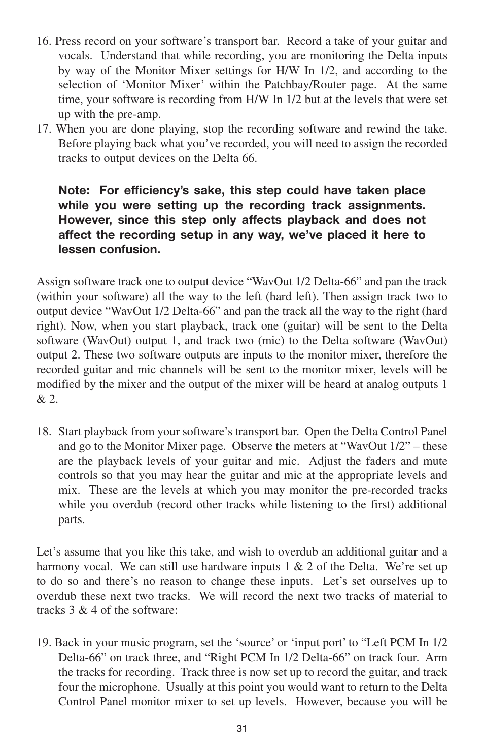 M-AUDIO DELTA 66 User Manual | Page 32 / 49