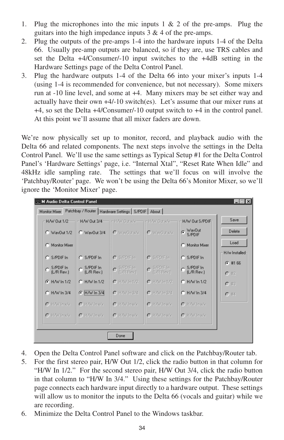 M-AUDIO DELTA 66 User Manual | Page 35 / 49