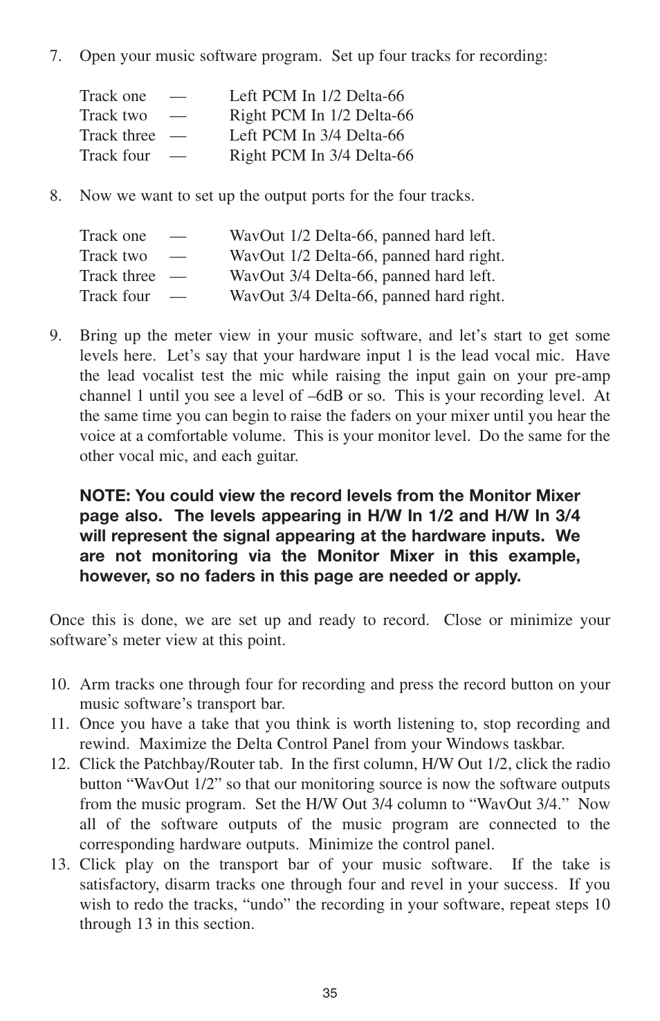 M-AUDIO DELTA 66 User Manual | Page 36 / 49