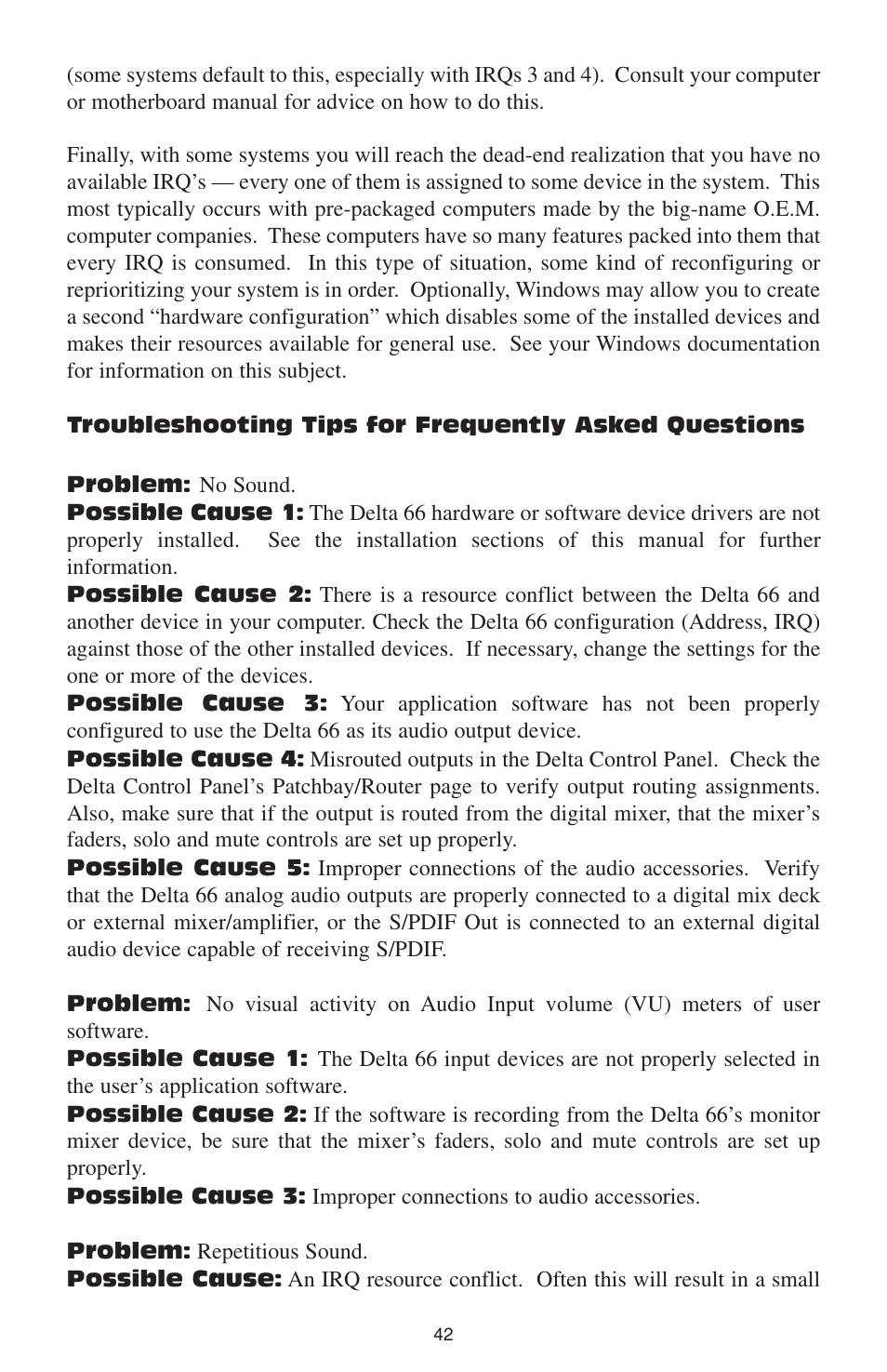 M-AUDIO DELTA 66 User Manual | Page 43 / 49