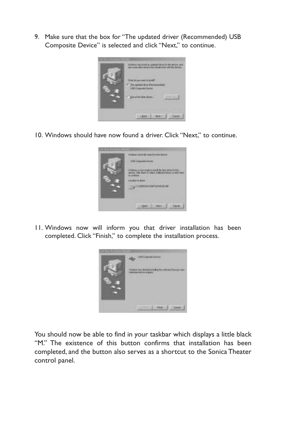 M-AUDIO Sonica Theater User Manual | Page 12 / 32