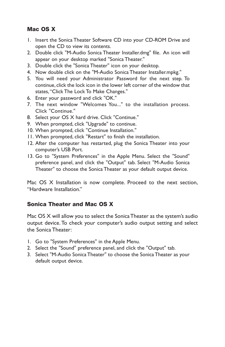 M-AUDIO Sonica Theater User Manual | Page 14 / 32