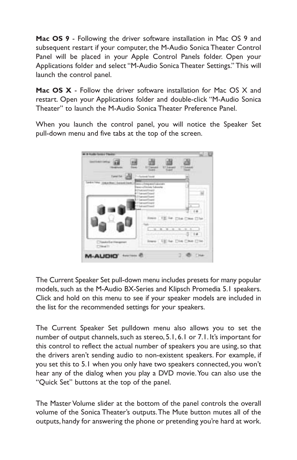 M-AUDIO Sonica Theater User Manual | Page 21 / 32