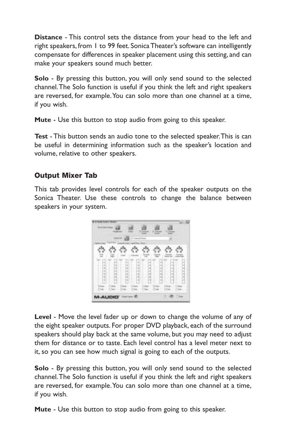 M-AUDIO Sonica Theater User Manual | Page 23 / 32