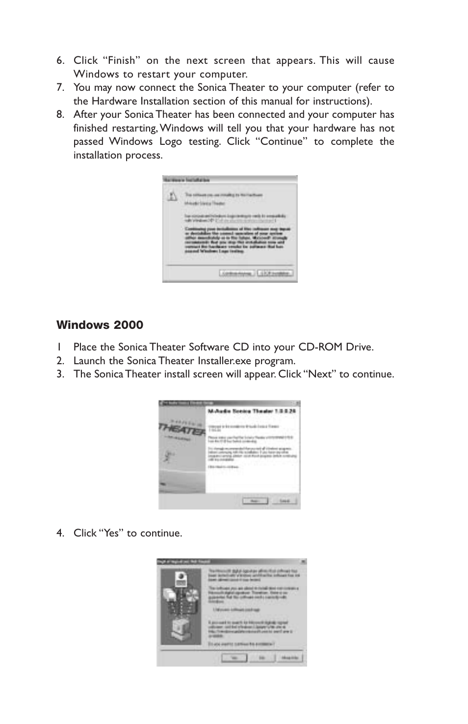 M-AUDIO Sonica Theater User Manual | Page 6 / 32