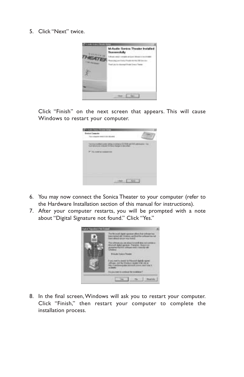 M-AUDIO Sonica Theater User Manual | Page 7 / 32