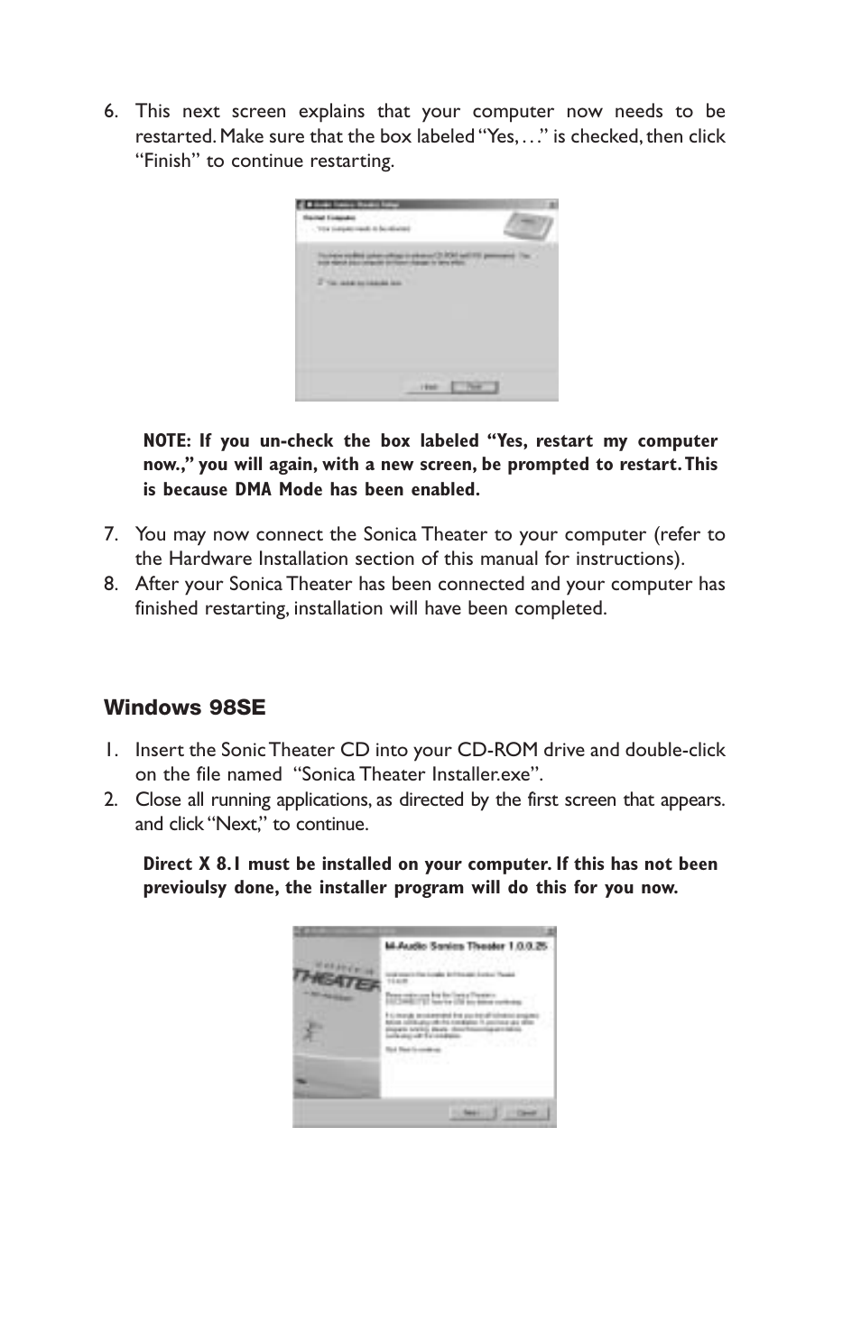 M-AUDIO Sonica Theater User Manual | Page 9 / 32