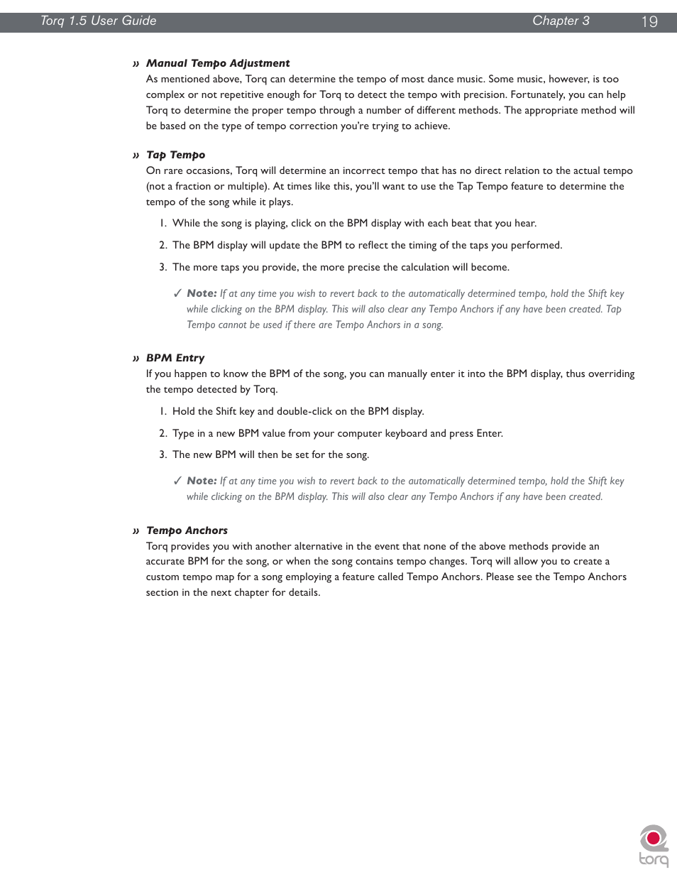 M-AUDIO Torq 1.5 User Manual | Page 20 / 99