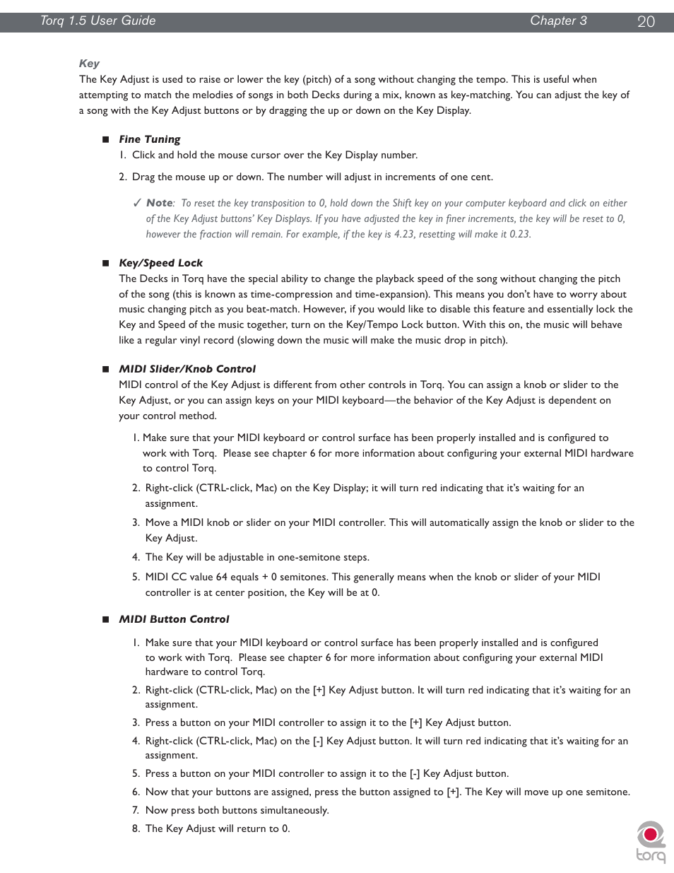 M-AUDIO Torq 1.5 User Manual | Page 21 / 99