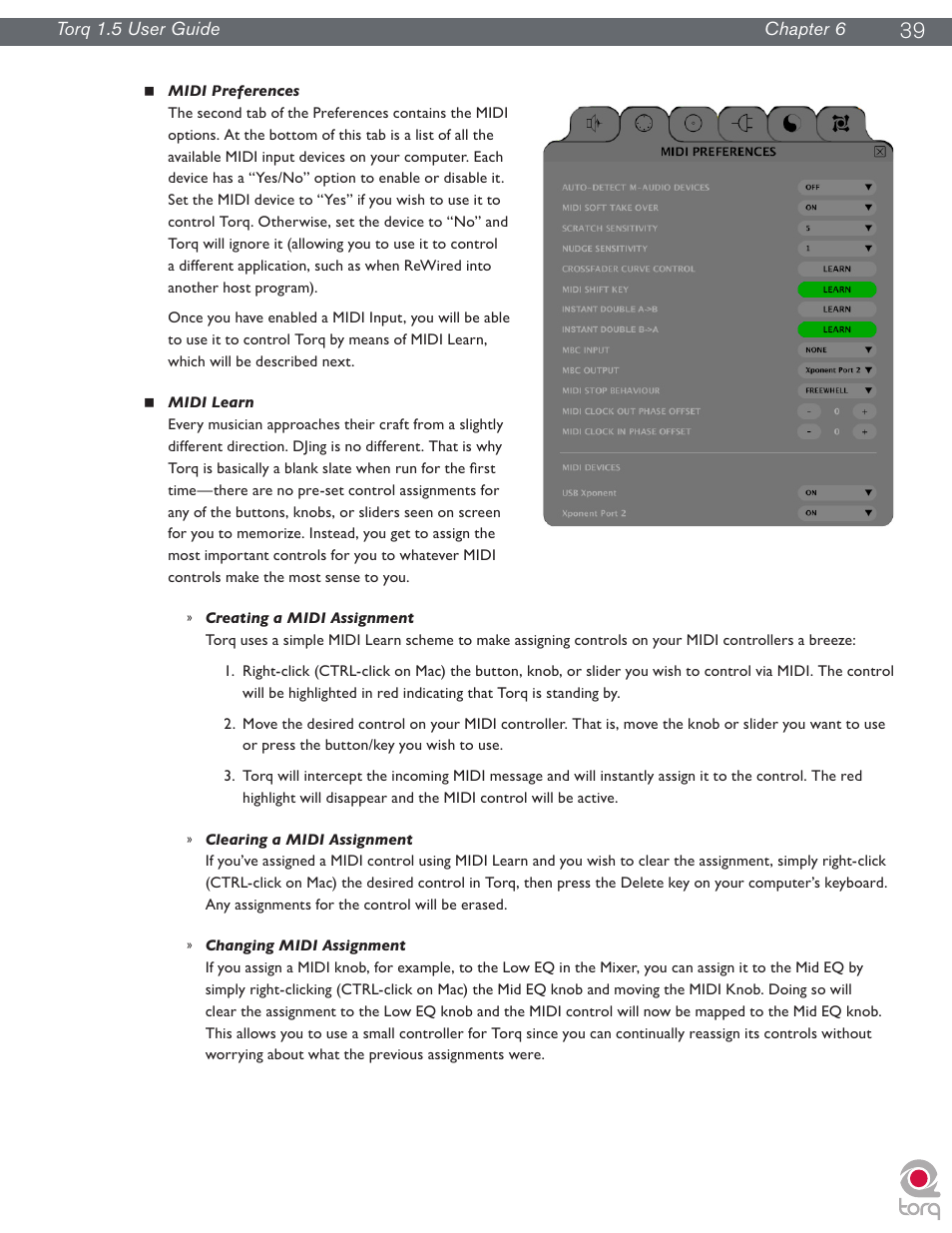 M-AUDIO Torq 1.5 User Manual | Page 40 / 99