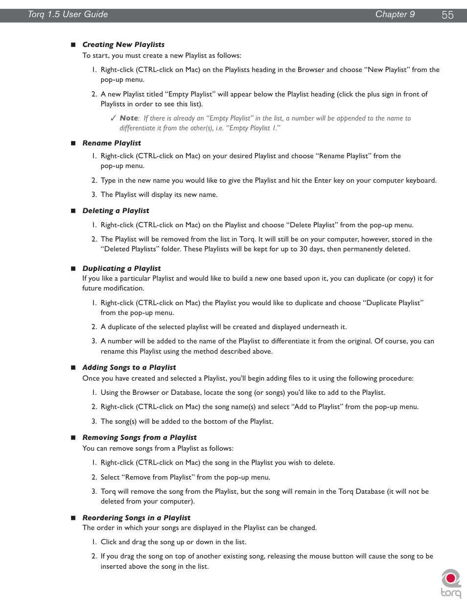 M-AUDIO Torq 1.5 User Manual | Page 56 / 99