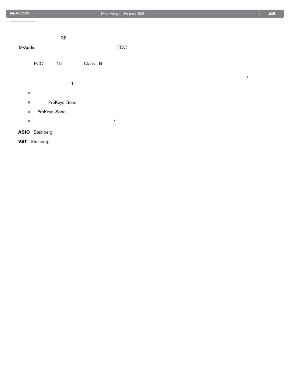 技術資料 | M-AUDIO SONO 88 User Manual | Page 49 / 51