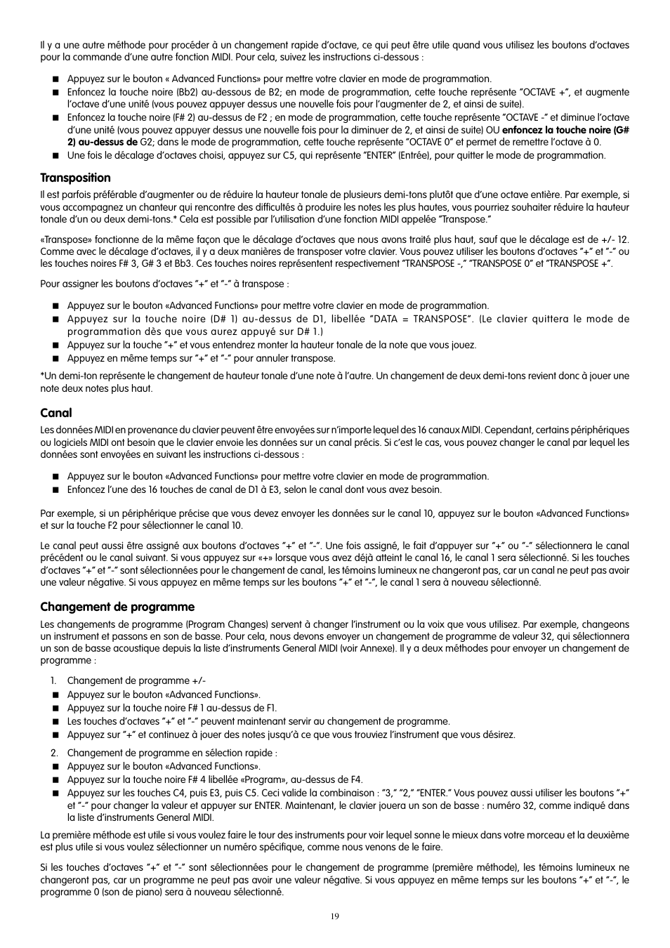 M-AUDIO KeyStation 61es User Manual | Page 20 / 78