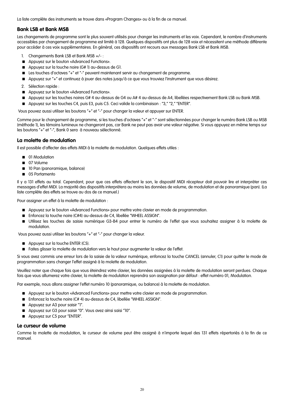 M-AUDIO KeyStation 61es User Manual | Page 21 / 78