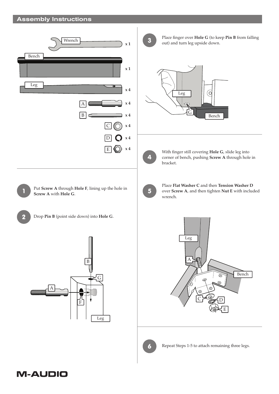 M-AUDIO Wrench User Manual | 1 page