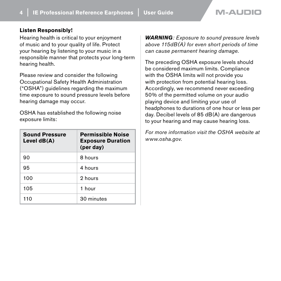 M-AUDIO IE-20xb User Manual | Page 3 / 14