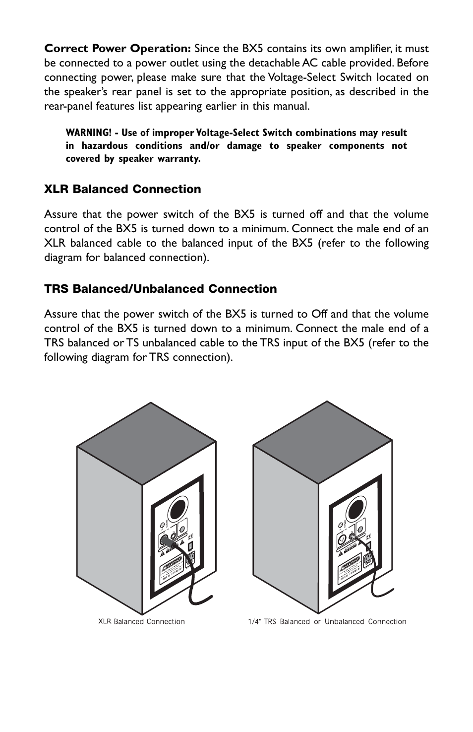 M-AUDIO Studiophile BX5 User Manual | Page 7 / 16