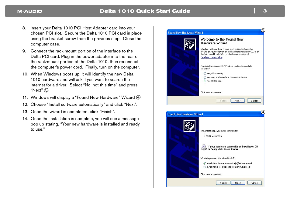 M-AUDIO DVR User Manual | Page 4 / 10