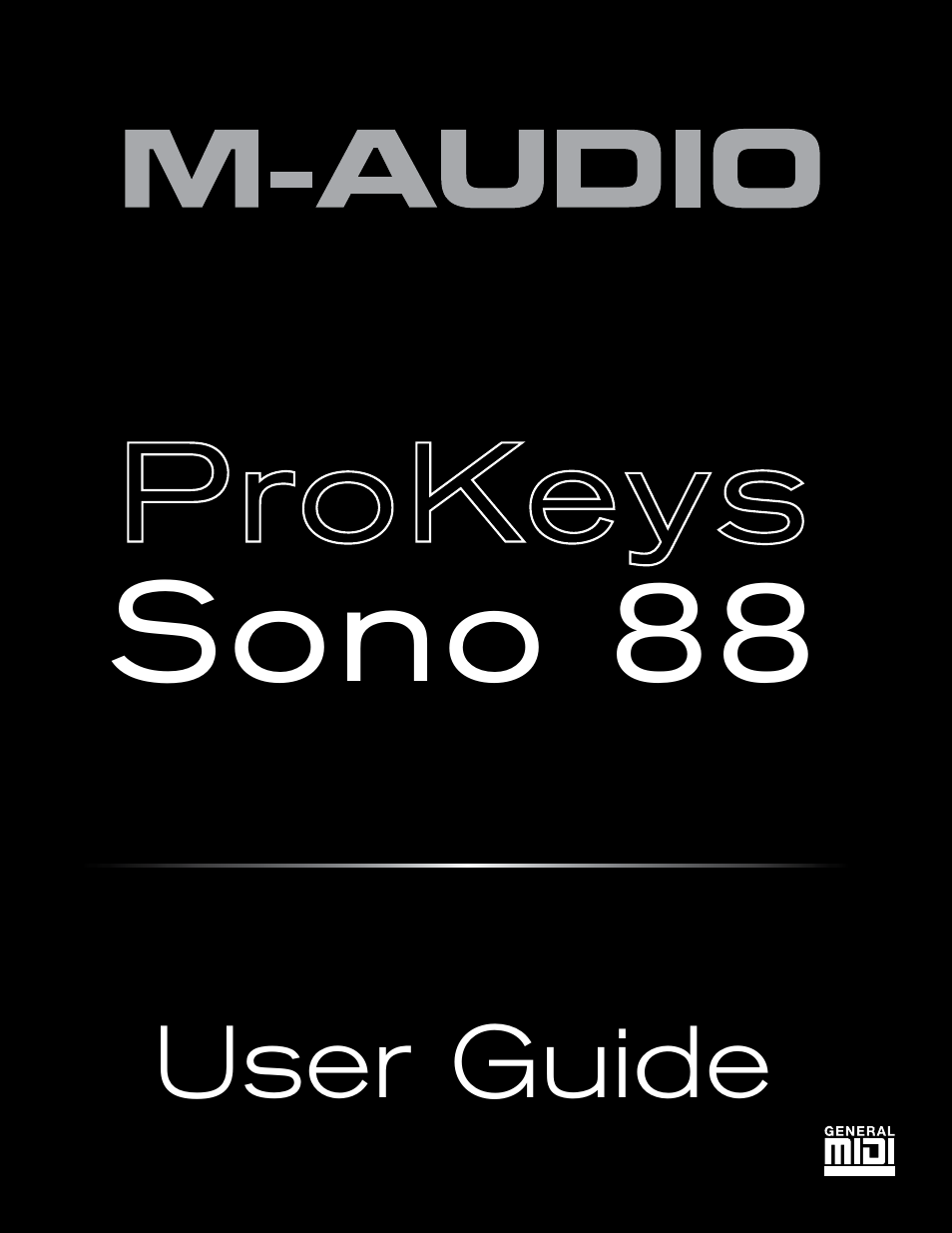 M-AUDIO ProKeys Sono 88 User Manual | 50 pages