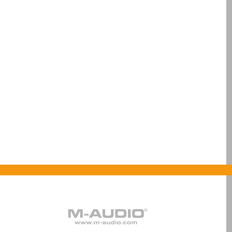 M-AUDIO Fast Track USB User Manual | Page 10 / 10