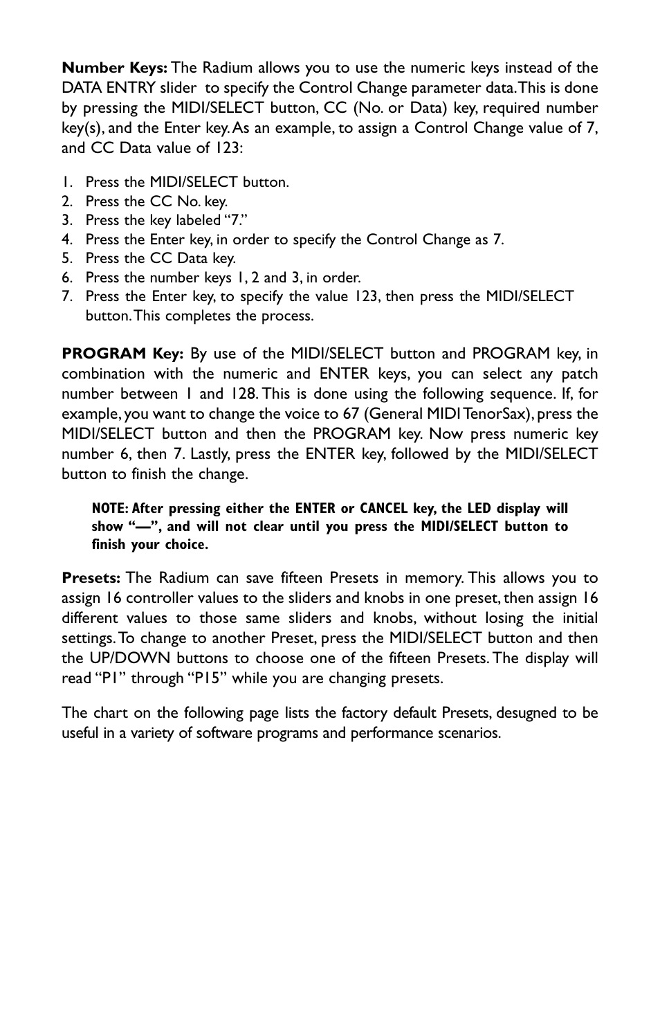 M-AUDIO RAD-050503 User Manual | Page 20 / 27