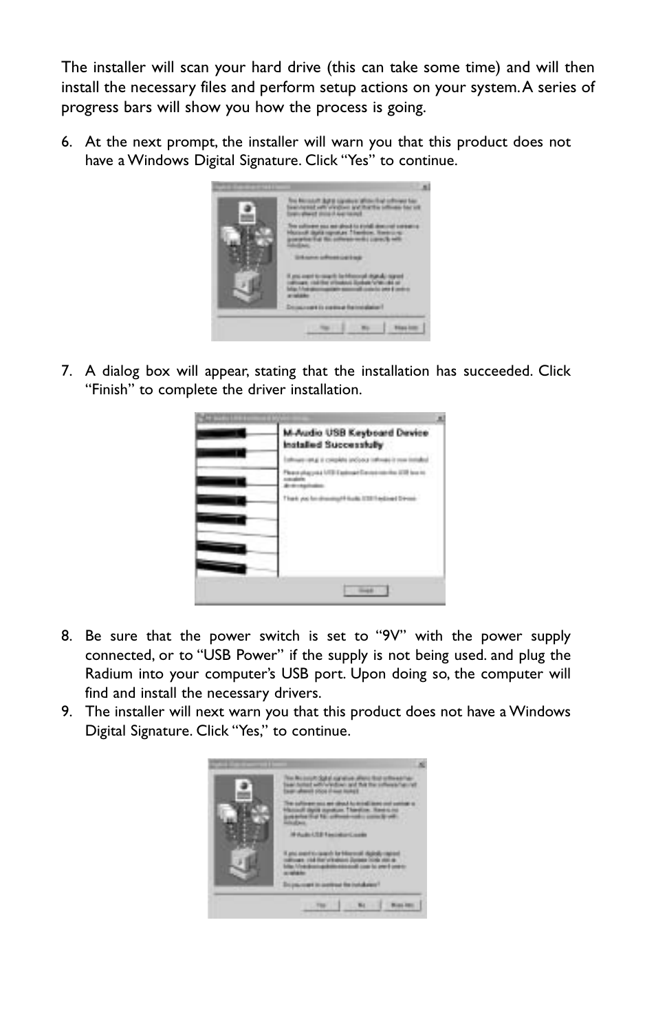 M-AUDIO RAD-050503 User Manual | Page 8 / 27