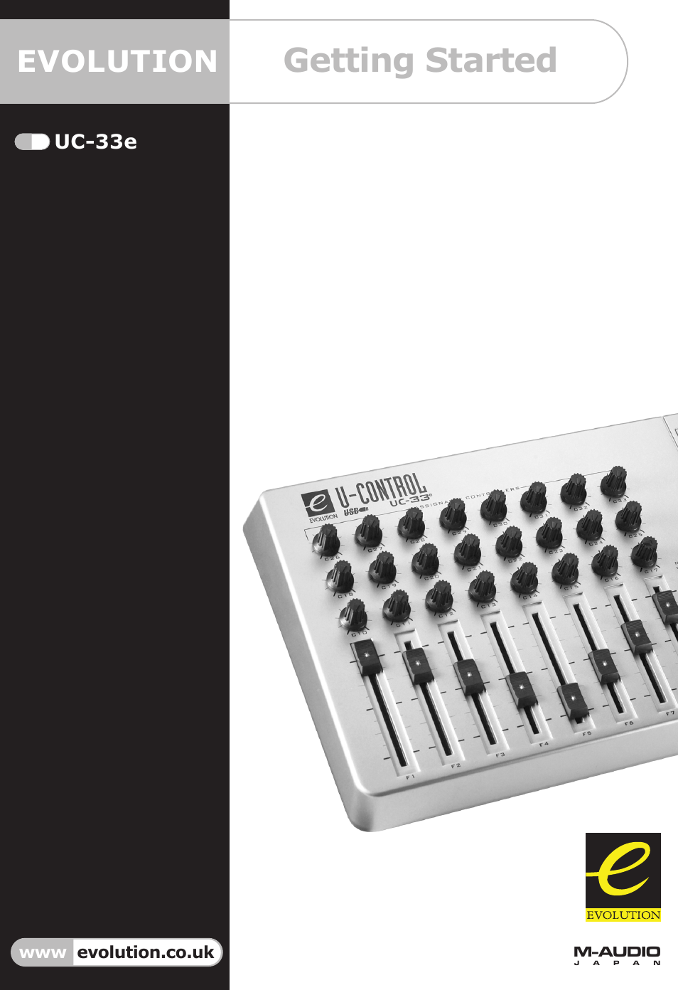 M-AUDIO UC-33e User Manual | 20 pages