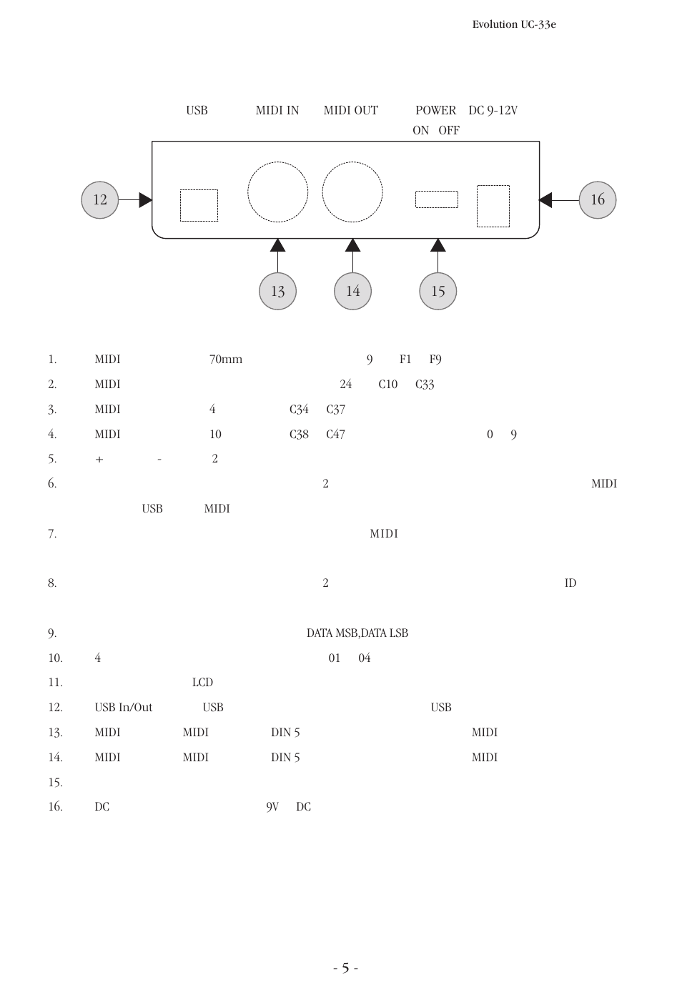 M-AUDIO UC-33e User Manual | Page 6 / 20