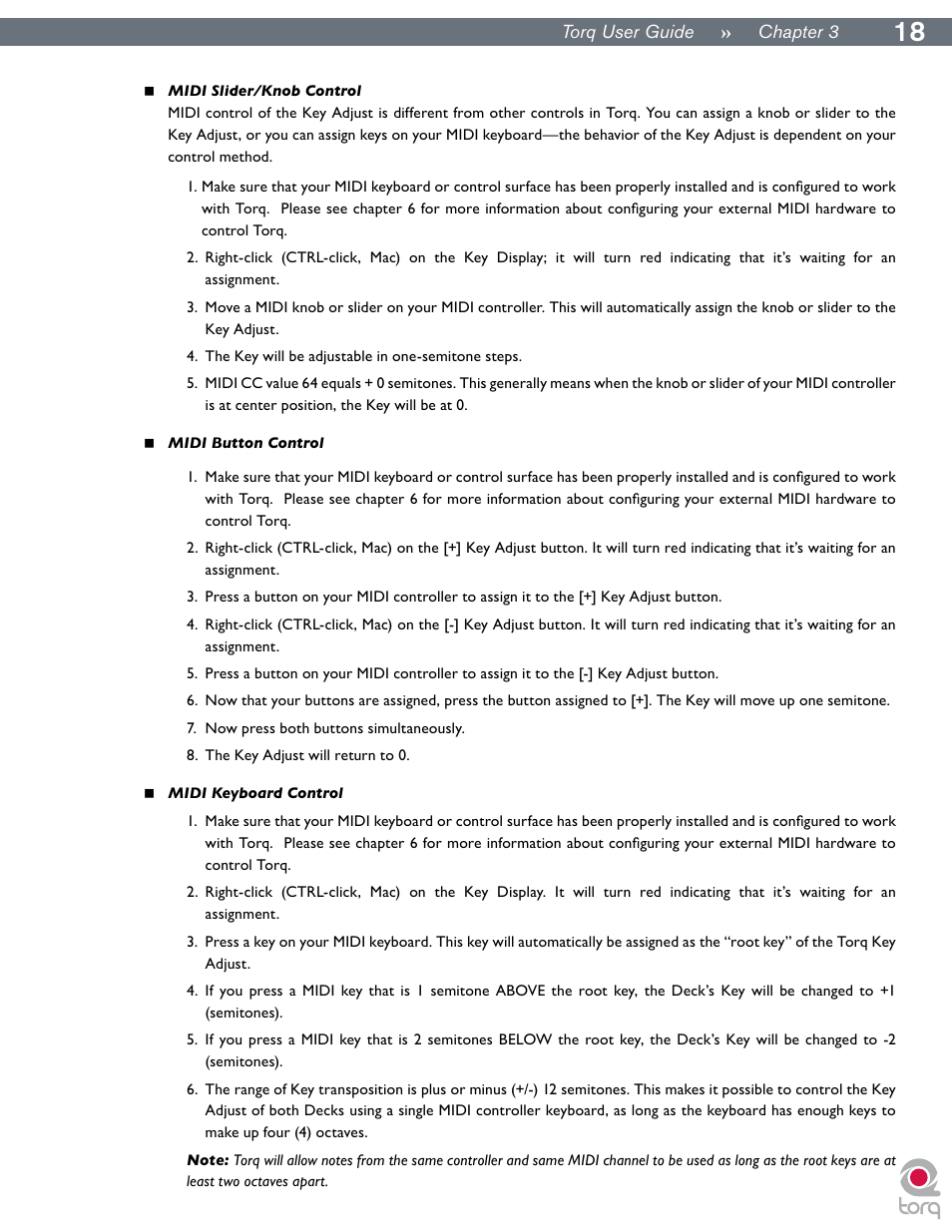 M-AUDIO Torq User Manual | Page 19 / 86