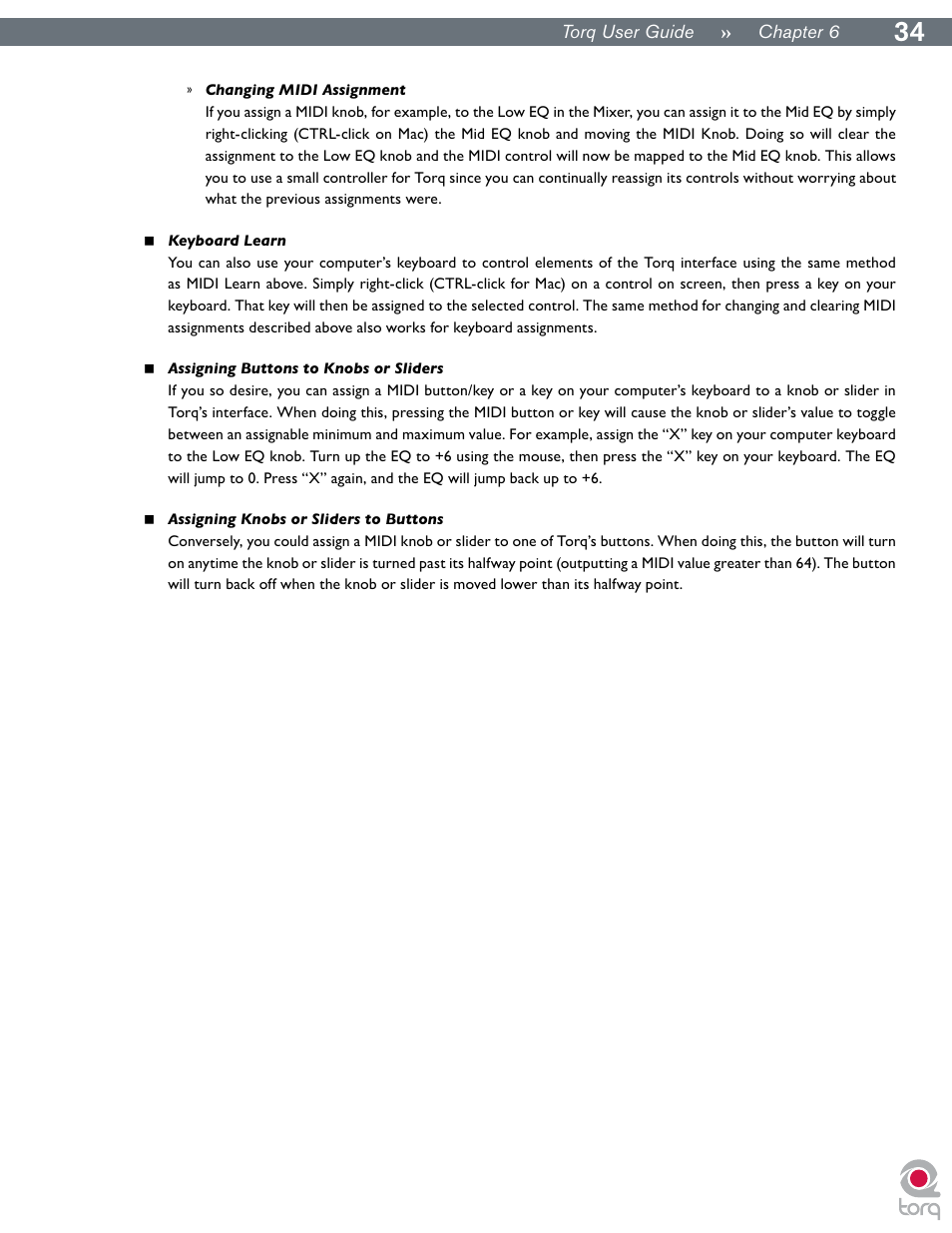 M-AUDIO Torq User Manual | Page 35 / 86