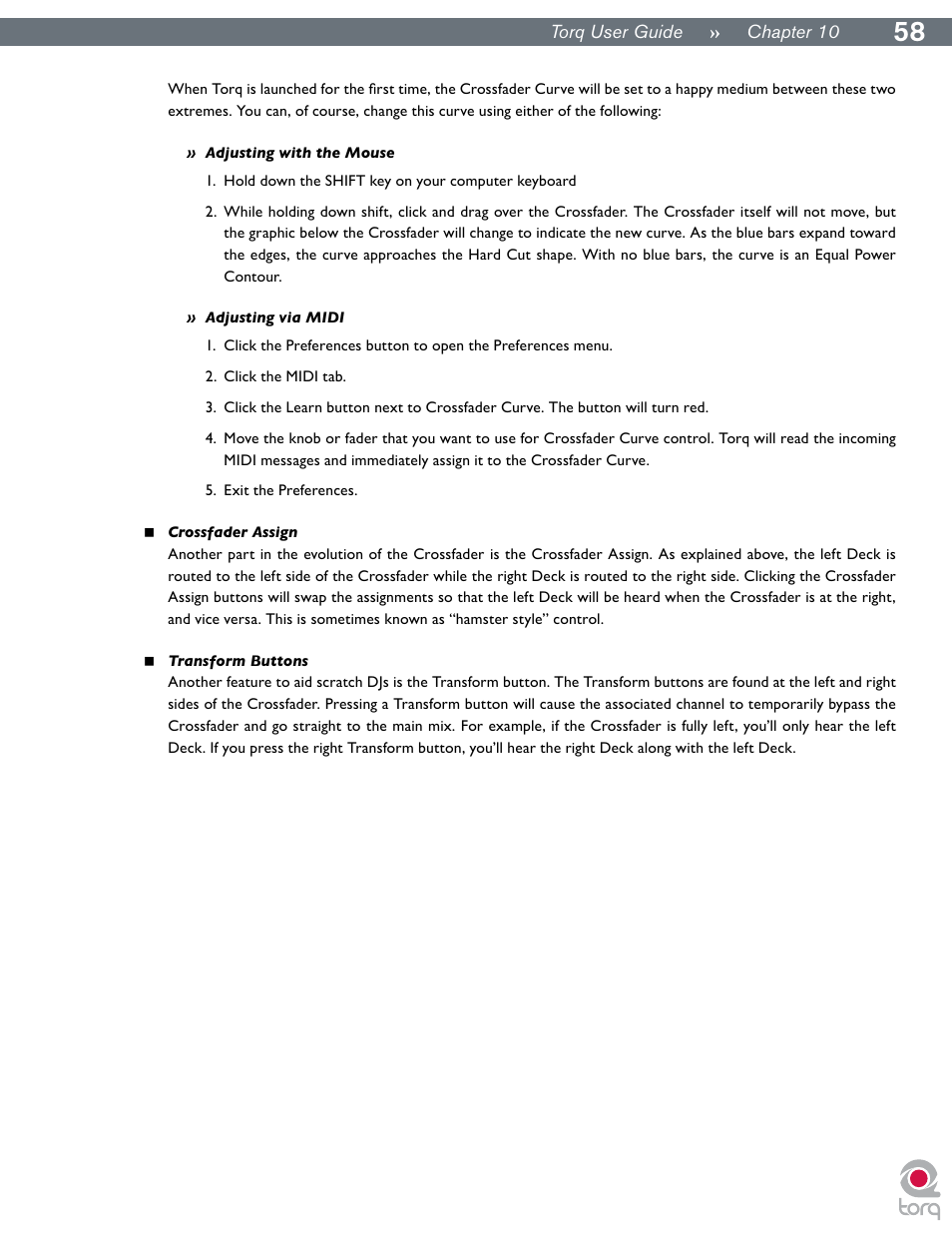 M-AUDIO Torq User Manual | Page 59 / 86