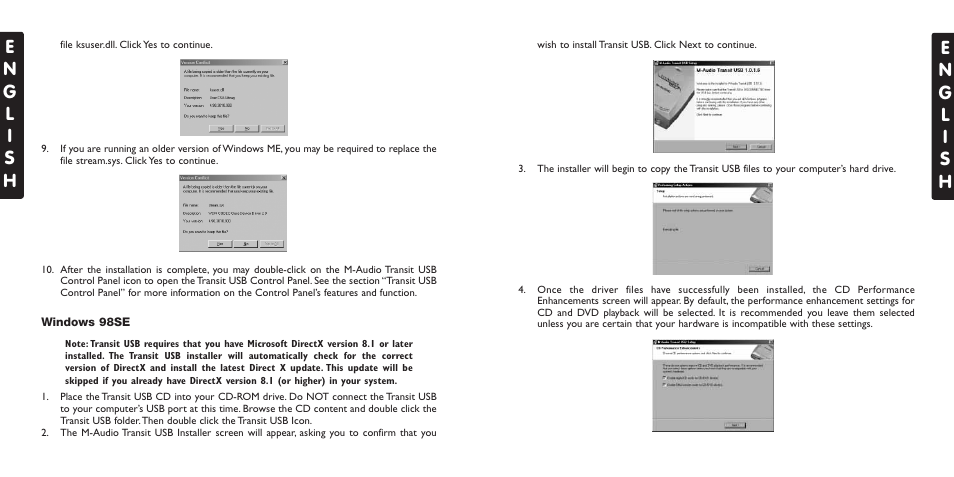 M-AUDIO USB User Manual | Page 8 / 15